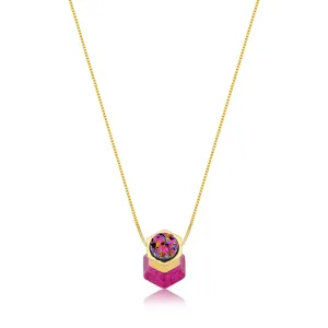COLAR POTE DE ENERGIA - DR.MULTI/F.ROSA PINK
