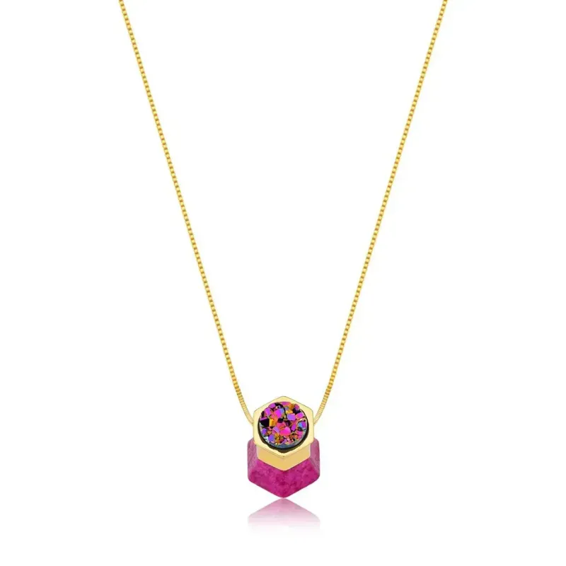 COLAR POTE DE ENERGIA - DR.MULTI/F.ROSA PINK