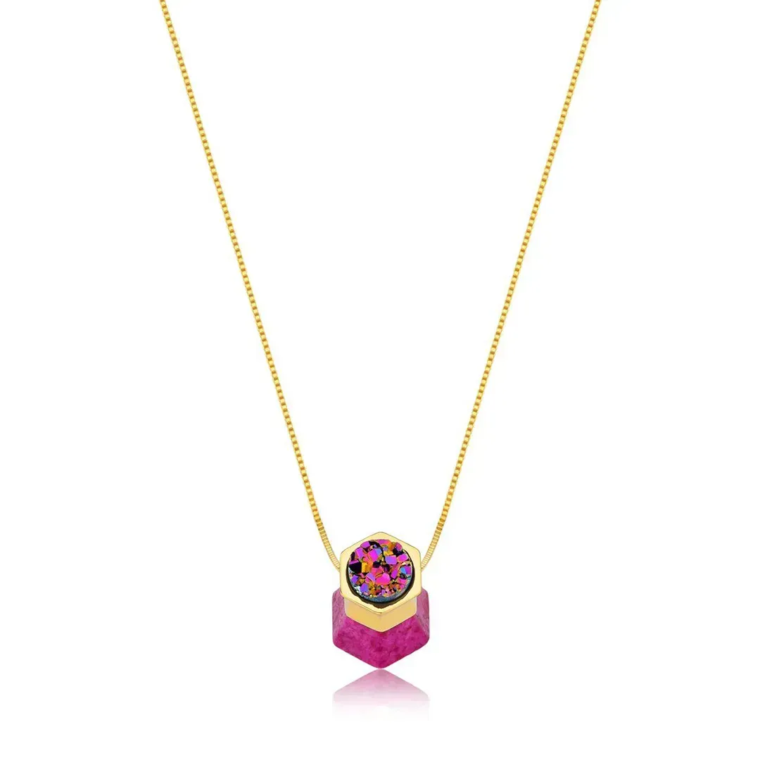 COLAR POTE DE ENERGIA - DR.MULTI/F.ROSA PINK