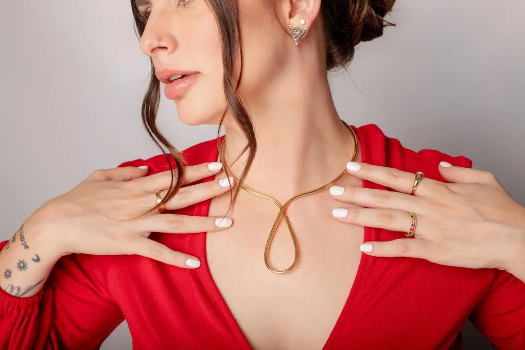 CHOCKER TRANÇADA